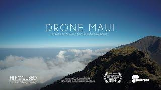 Drone Maui in 4K  / Aerial Maui Film / Lahaina Front St