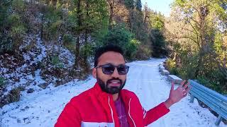 Chopta tungnath black ice se road block December 2024