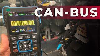 CAN-BUS Diagnosis with a BUDGET Oscilloscope | CAN BUS Waveform Analysis #canbus #oscilloscope