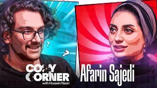 Corner 39: Afarin Sajedi | نقاشی که خارجی‌ها خودشان را شبیه کارهایش گریم می‌کنند