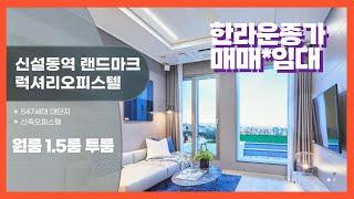 신설동역 숭인동 랜드마크 종로 한라비발디 운종가 오피스텔 매매전세월세 원룸 1.5룸 투룸 서울역세권 대단지 자주식주차 커뮤니티라운지 헬스장 테라스 동묘역 동대문 단지내부동산