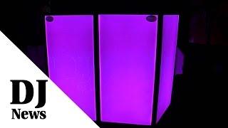 #XstaticPro Lighting Glo Pro Facade LED DJ Booth: By The Disc Jockey News