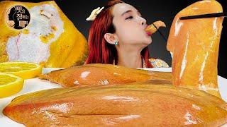 [Mukbang]드디어! 노랑가오리 애 먹방!싱싱한 노랑가오리 애(손수손질)Yellow stingray liver special korean food ASMR | 쎄미