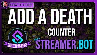 Beginners Guide: Add a Chat Counter with streamer bot Tutorial #streamerbot #streamerdotbot #obs