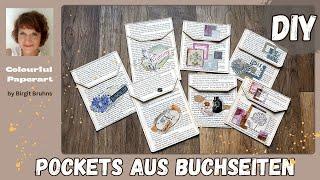 DIY Taschen aus alten Buchseiten  supereasy  Upcycling-Tutorial