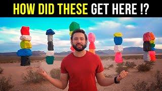 Seven Magic Mountains Mystery in Las Vegas Nevada