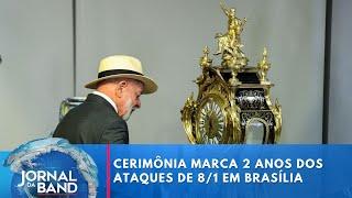 Cerimônia marca dois anos dos ataques de 8 de janeiro em Brasília | Jornal da Band