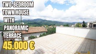 Two-bedroom town house with panoramic terrace. Celenza Sul Trigno.