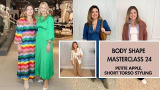 How To Disguise A Larger Stomach & Elongate a Short Petite Body - Body Shape Masterclass 24