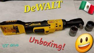 DEWALT ATOMIC 20V MAX Brushless Cordless Ratchet, 1/2"(DCF512B) unboxing