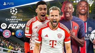 FC 24 | Bayern Munich vs PSG | Champions League 2024 Full Match ft. Musiala, Kane, Dembélé | PS5™ 4K