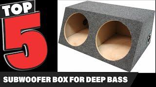 Best Subwoofer Box for Deep Bass In 2024 - Top 5 Subwoofer Boxes Review