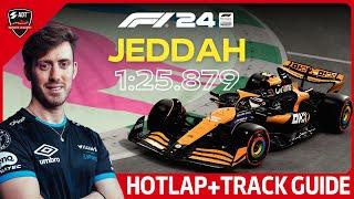 F1 24 JEDDAH Esports Hotlap + Track Guide (1:25.879) - Daniele Haddad