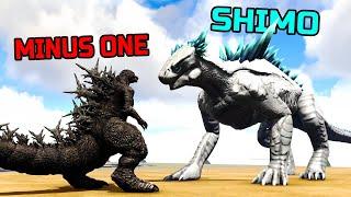 GODZILLA MINUS ONE vs GODZILLA X KONG KAIJU in Ark Survival Evolved