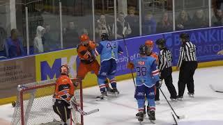 Fabrizio Ricci vs Sebastien Piche EIHL roughing 9-10-22