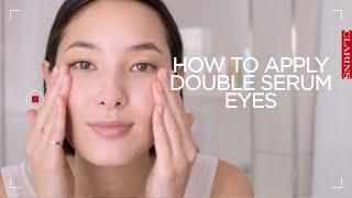 How to apply Double Serum Eye | Clarins