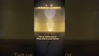  Light up your love!  | I ️ U - In shadows and light!  #3dmodel  #design #stl3d