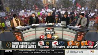 ESPN College GameDay FULL | Prediction CFP 1st round game: Clemson vs Texas; Tennessee vs Ohio State