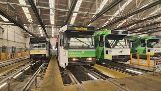 Behind the scenes at Camberwell Tram Depot Melbourne