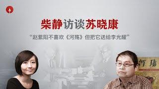 柴静访苏晓康：“我写《河殇》是对我们古老民族的哀痛，没想到它会卷入高层政争”｜赵紫阳｜王震｜邓力群