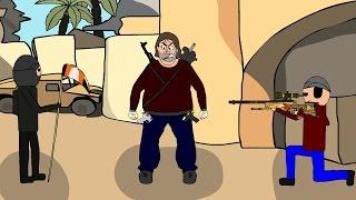 CS:GO Cartoon. Необычный de_dust2