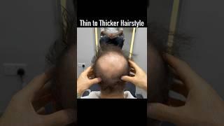 How can i make my thin hair look thicker? #wedding #haircut #transformation #thinhair #thickhair