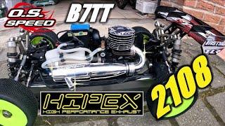 O.S. B7TT Nitro Engine & Hipex 2108 Pipe