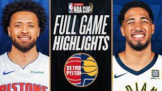 PISTONS at PACERS | EMIRATES NBA CUP  | FULL GAME HIGHLIGHTS | November 29, 2024