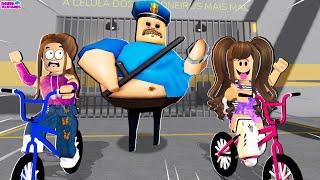 FUGIMOS DA PRISÃO DO POLICIAL BARRY DE BICICLETA -️BIKER BARRY'S PRISON RUN - ROBLOX