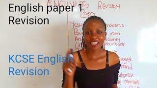 English paper 1 Revision/ KCSE English paper 1 Revision