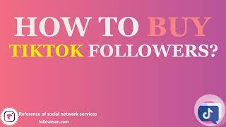 How to buy Tiktok followers from followeran?