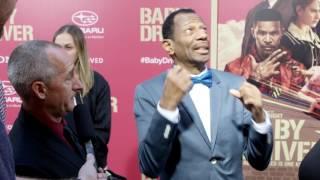 CJ Jones at Baby Driver LA Premiere