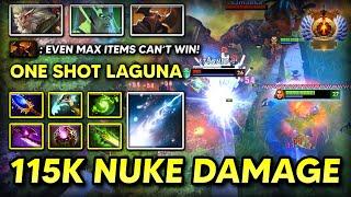 EPIC 115K NUKE DAMAGE MID Lina Ethereal Blade + Refresher Orb Build ONE Shot Laguna KILL DOTA 2