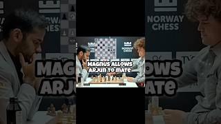 Arjun erigaisi crushes Magnus Carlsen - Norway chess 2025 #arjunerigaisi #magnuscarlsen #chess