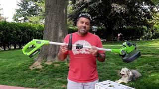 Greenworks Grass String Trimmer - Full Review #grasstrimmer