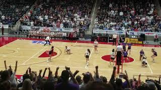 Churchill Fulshear High School Volleyball team wins the Texas 4A State Championship (Final Point)