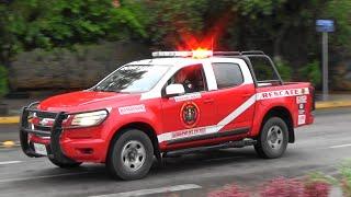 Supervisor 6182 H. Cuerpo de Bomberos de Yucatán respondiendo