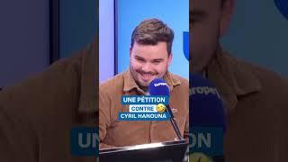 Une pétition dans le studio contre Cyril Hanouna  #shorts #radio