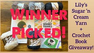  Winner Picked!  Lily’s Sugar N Cream + Zoomigurumi + Crochet Book Giveaway!! #crochet #yarn