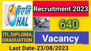 HAL Recruitment 2023 | HAL Apprenticeship Traning 2023 | HAL Job Recruitment 2023 | Technical Job