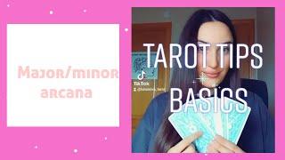 Tarot tips - the basics - major arcana, minor arcana, pips & courts