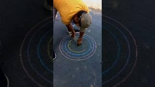 How to draw circle #shorts #rangoli  #alpona #muggulu #kolam #artwithjyotirmoy