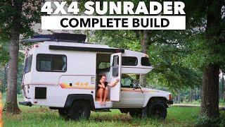 RARE 4x4 Toyota Sunrader Full Rebuild in 8 Minutes | Off Grid Camper