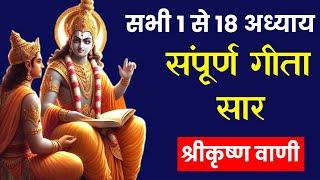 संपूर्ण गीता सार सभी 1 से 18 अध्याय #krishna #geeta