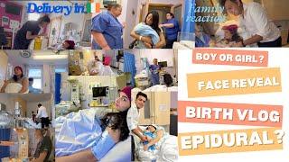 BIRTH VLOG |Did I take EPIDURAL? Baby Gender & Face reveal |Normal or C-Section? Delivery in Ireland