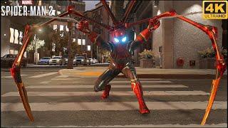 MCU Iron Spider Suit Gameplay - Marvel's Spider-Man 2 (4K 60FPS)