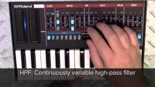 Roland Boutique Series -  JU-06 Features