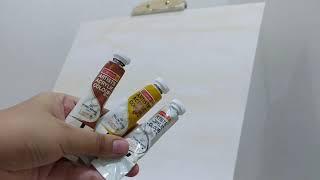 Marble background painting ||acrylic/watercolour