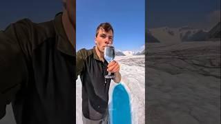 What if drink glaciers water #glacier #glaciar #water #bacteria