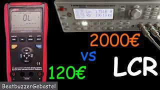 UNI-T UT612 vs Hameg HM8118 - LCR Meter Test